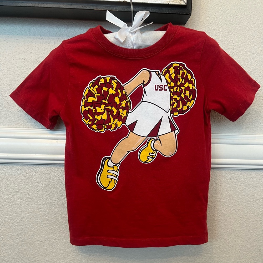USC Kids Cheerleader Graphic T-Shirt Size 3T